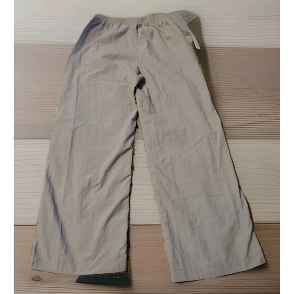 Cargo Pants Pullon  6 Sets Of Pockets Gray Flare Leg - Picture 5 of 7